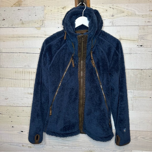 Kuhl FLIGHT JACKET Women’s medium Blue/brown - Picture 2 of 10